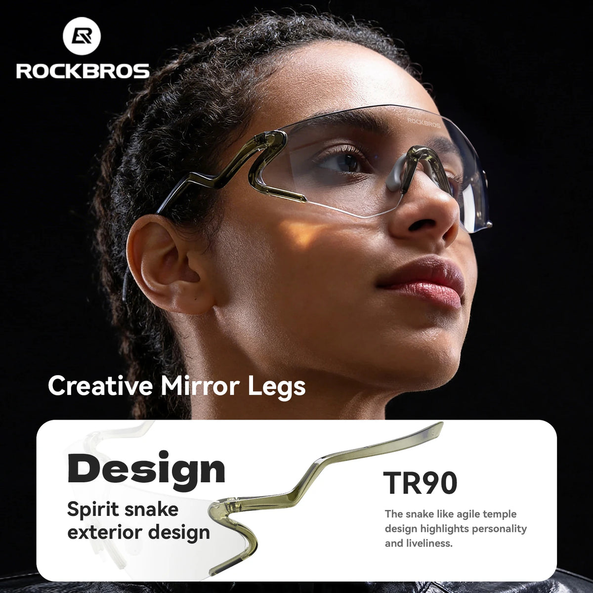 Gafas de Ciclismo Fotocromáticas TR90 – Antiviento UV400, Unisex