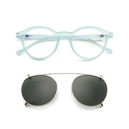 Gafas Anti Luz Azul con Clip-On Solar Polarizado – 2 en 1, Unisex
