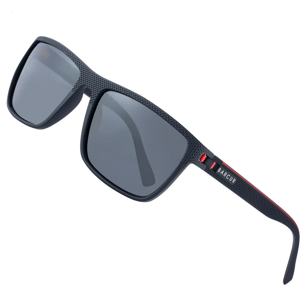 Gafas de Sol Cuadradas Polarizadas Degradé – Plástico Titanio, Unisex