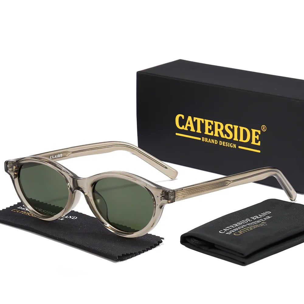 Gafas de Sol Ojo de Gato Oval Retro – TR90, Mujer