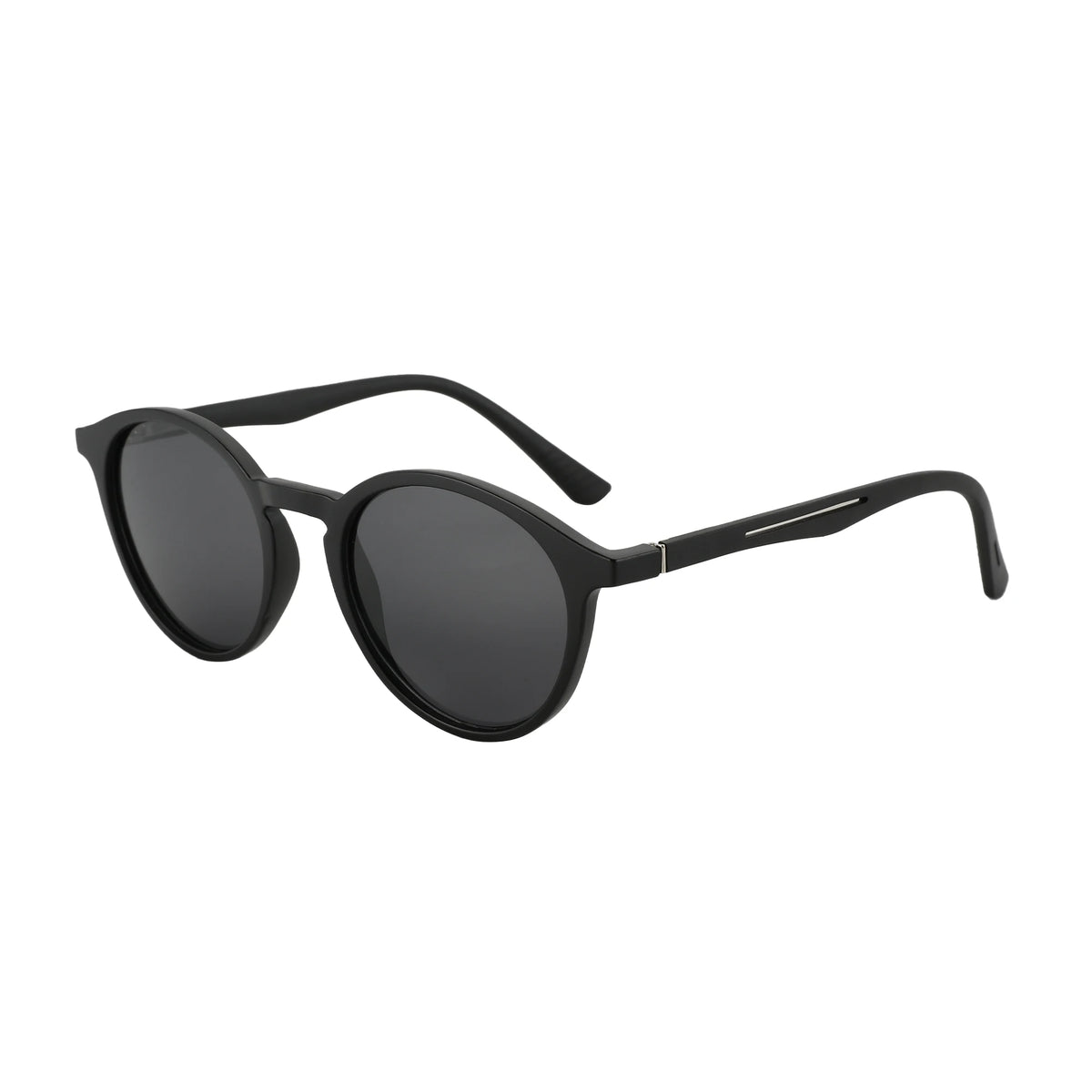 Gafas de Sol Redondas Retro Polarizadas – Patas de Goma, Unisex