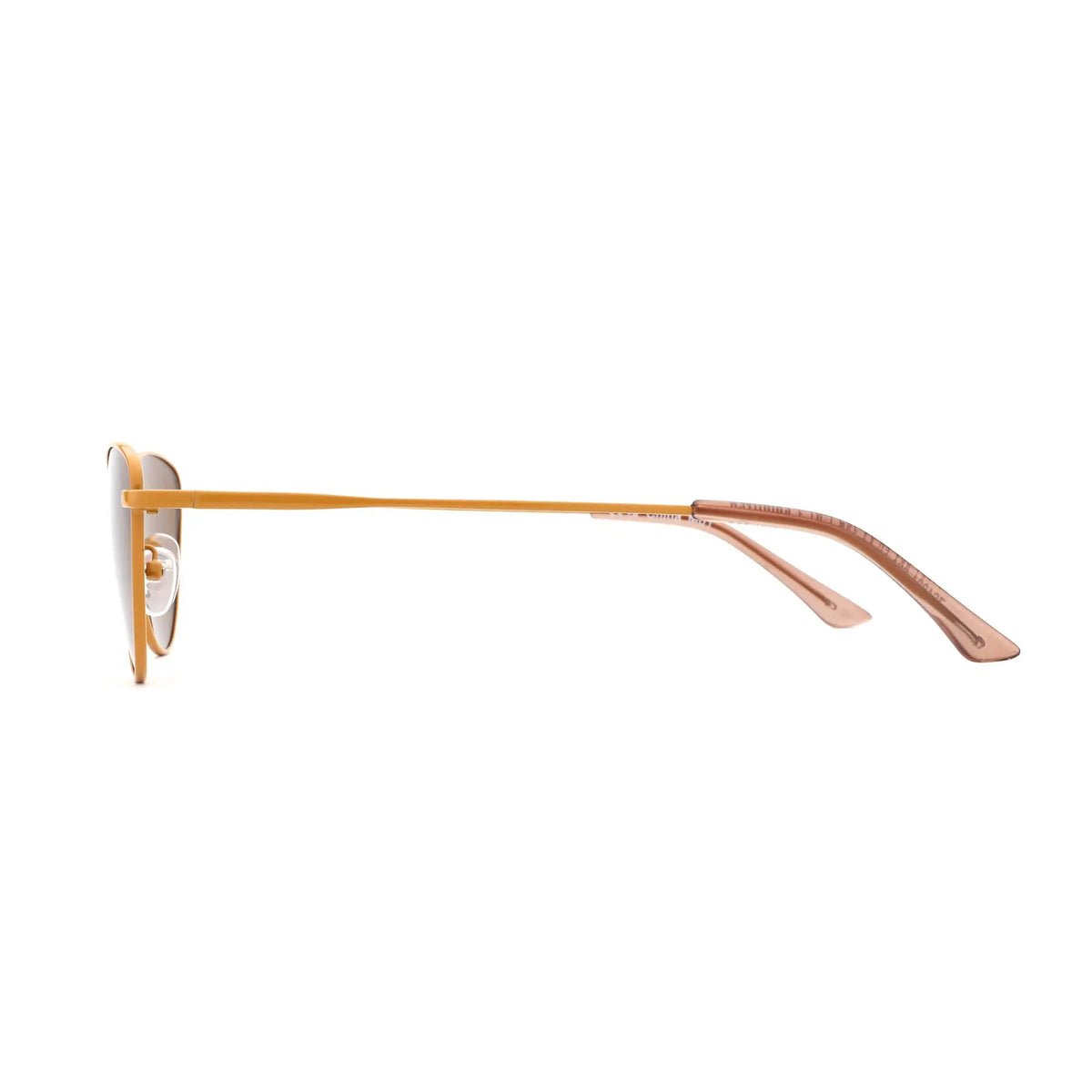 Gafas de Sol Ojo de Gato Polarizadas – Montura Metálica Fina Dorada, Mujer
