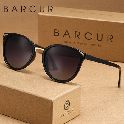 Gafas de Sol Ojo de Gato Elegantes Polarizadas – Detalles Dorados, Mujer