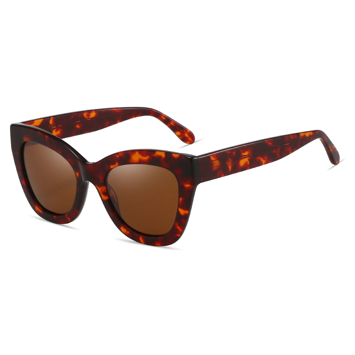 Gafas de Sol Ojo de Gato Chunky Polarizadas – Acetato Artesanal, Mujer