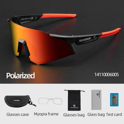 Gafas de Ciclismo Fotocromáticas Polarizadas – Compatible con Miopía, TR90, Unisex