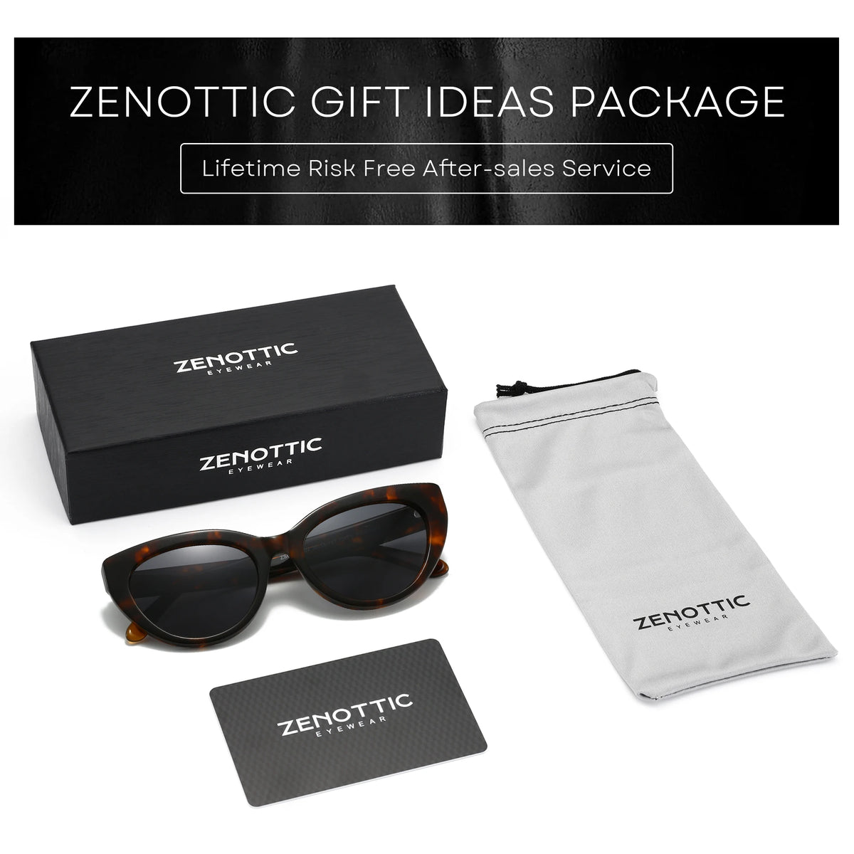 Gafas de Sol Ojo de Gato Retro Polarizadas – Acetato, Mujer