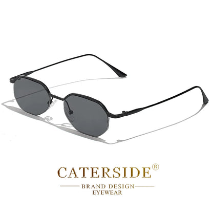 Gafas de Sol Poligonales Retro – Marco de Cobre, Unisex