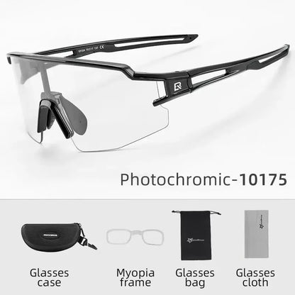 Gafas de Ciclismo Half Frame – Fotocromáticas o Polarizadas, 8 Colores, Unisex