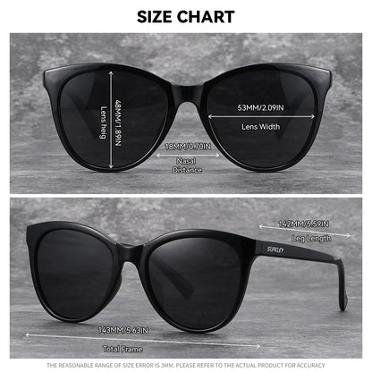 Gafas de Sol Ojo de Gato Polarizadas – Ultraligeras 22g, con Estuche, Mujer