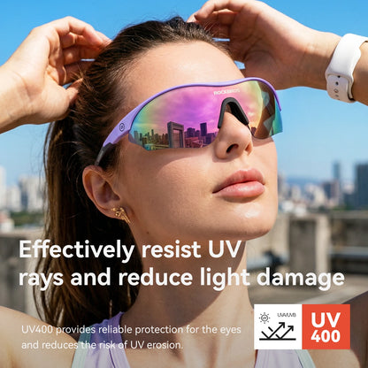 Gafas de Ciclismo Polarizadas TR90 – Antiviento, Ligeras, Unisex