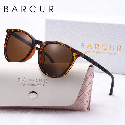 Gafas de Sol Redondas Polarizadas – PC Ligero, Mujer