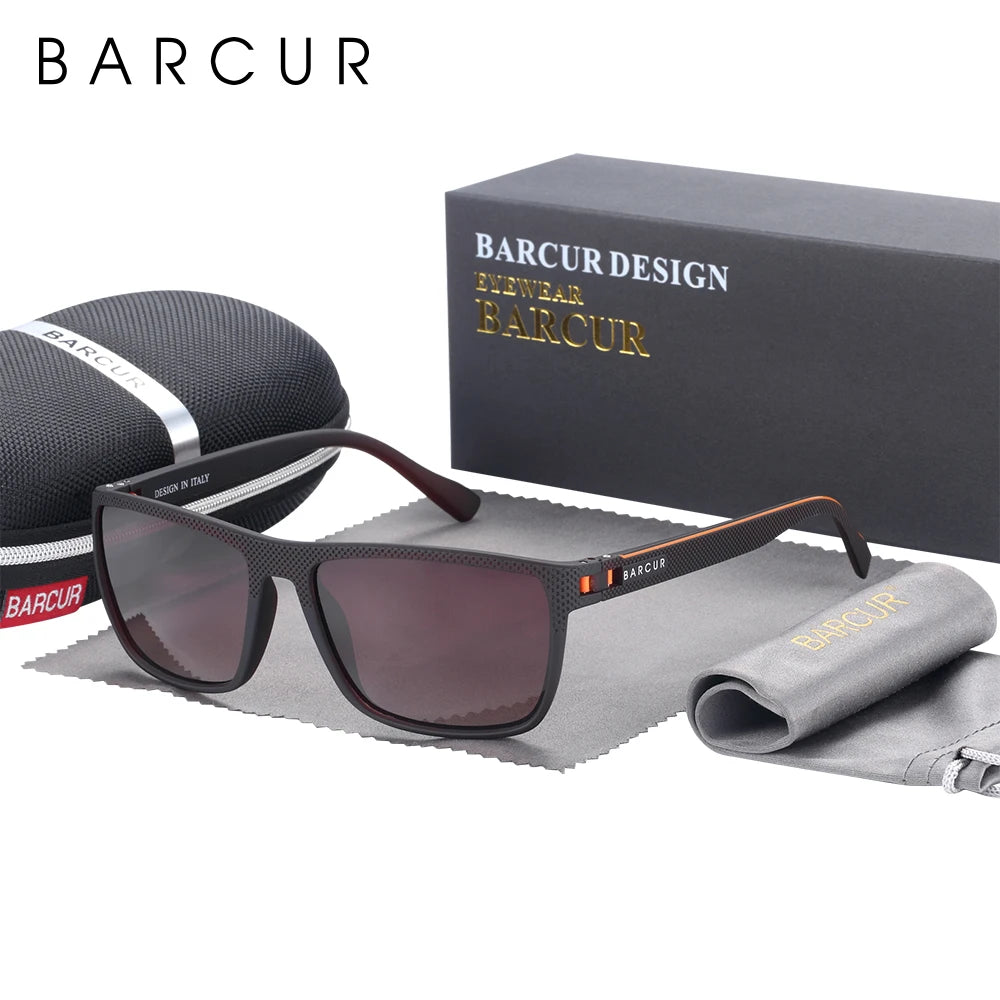 Gafas de Sol Cuadradas Polarizadas Degradé – Plástico Titanio, Unisex