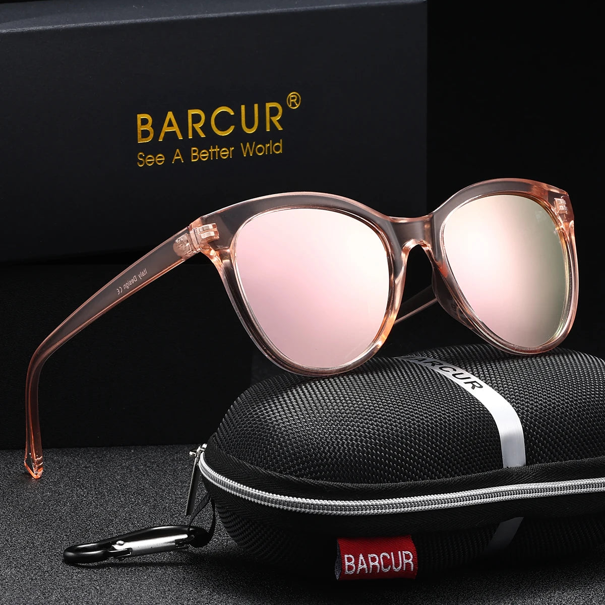 Gafas de Sol Ojo de Gato Polarizadas – Ultraligeras 22g, con Estuche, Mujer