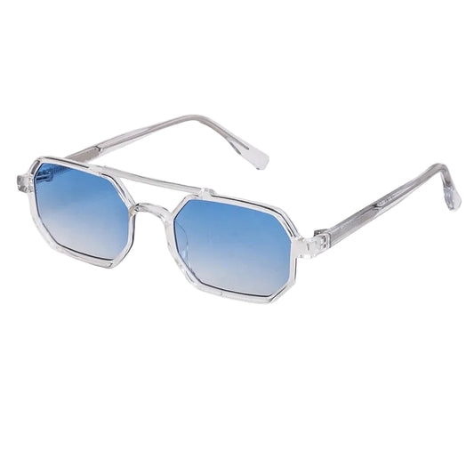 Gafas de Sol Cuadradas Retro – Doble Puente, Lente Degradé, Unisex