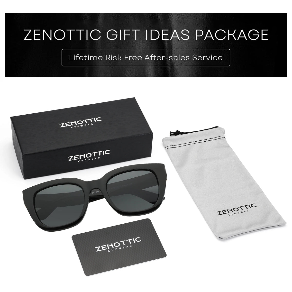 Gafas de Sol Mariposa Polarizadas – Montura Gruesa, Devolución Gratis, Mujer