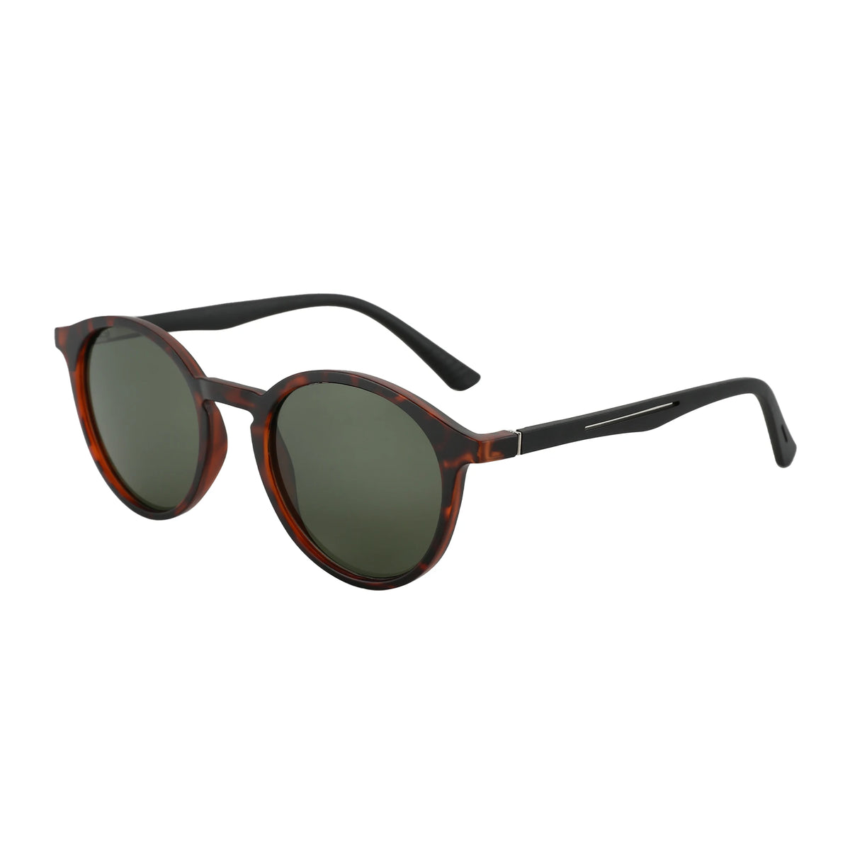 Gafas de Sol Redondas Retro Polarizadas – Patas de Goma, Unisex
