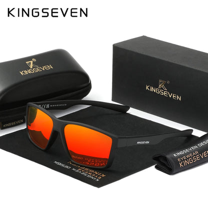 Gafas de Sol Rectangulares TR90 Textura Carbono Polarizadas – Deportivo, Unisex