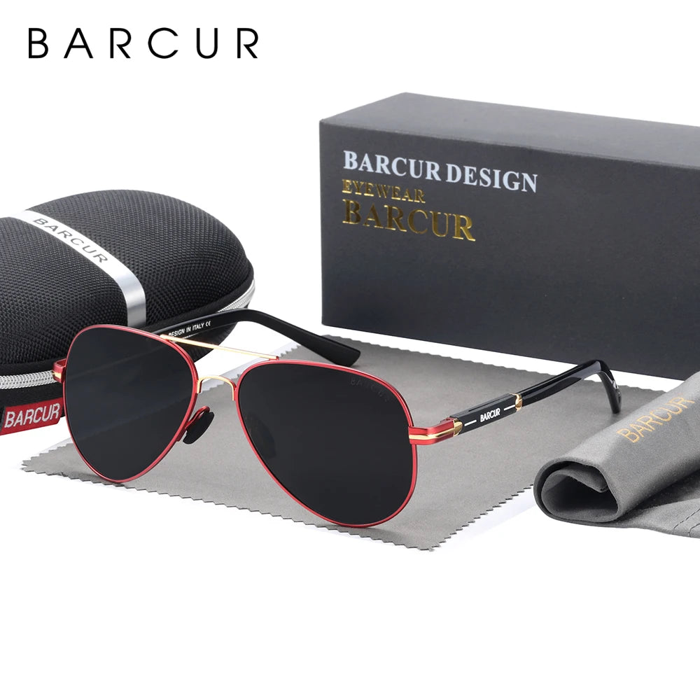 Gafas de Sol Aviador Polarizadas – Acero, 8 Colores, Unisex
