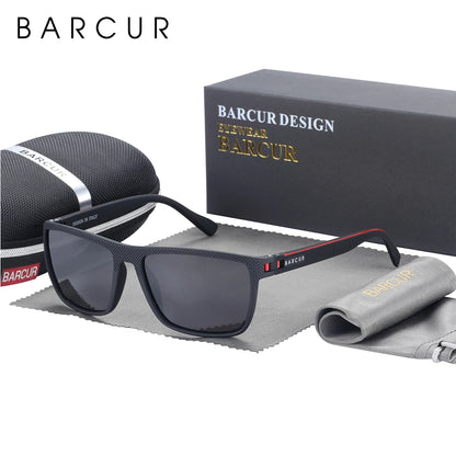 Gafas de Sol Cuadradas Polarizadas Degradé – Plástico Titanio, Unisex