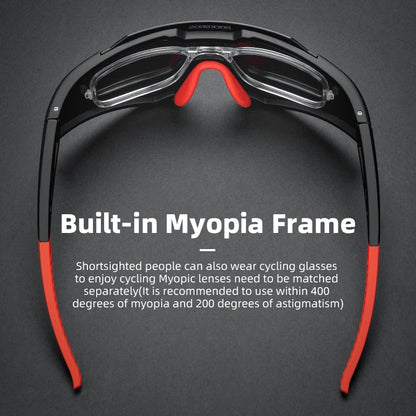 Gafas de Ciclismo Fotocromáticas Polarizadas – Compatible con Miopía, TR90, Unisex