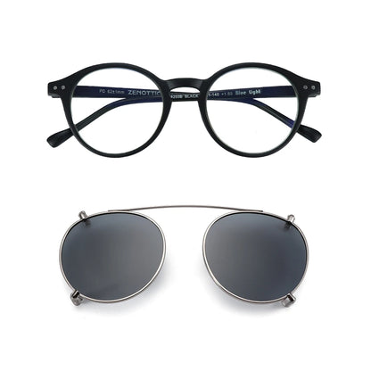 Gafas Anti Luz Azul con Clip-On Solar Polarizado – 2 en 1, Unisex