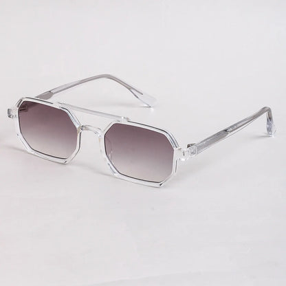 Gafas de Sol Cuadradas Retro – Doble Puente, Lente Degradé, Unisex