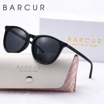 Gafas de Sol Redondas Polarizadas – PC Ligero, Mujer