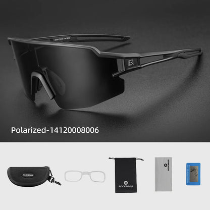 Gafas de Ciclismo Half Frame – Fotocromáticas o Polarizadas, 8 Colores, Unisex