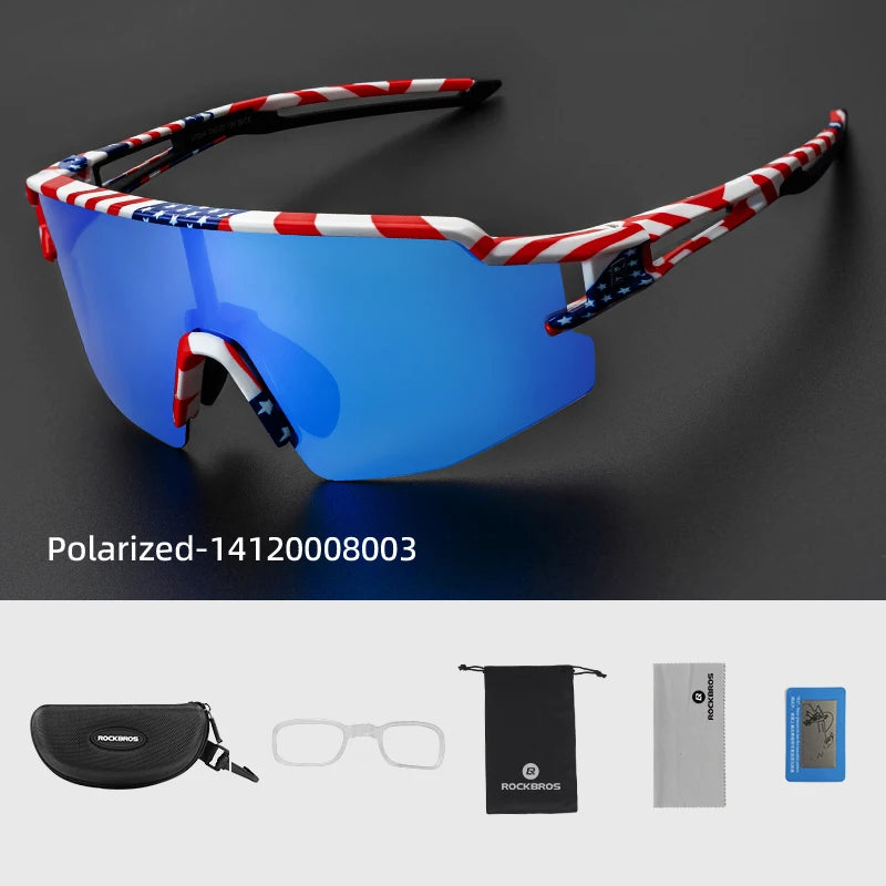 Gafas de Ciclismo Half Frame – Fotocromáticas o Polarizadas, 8 Colores, Unisex