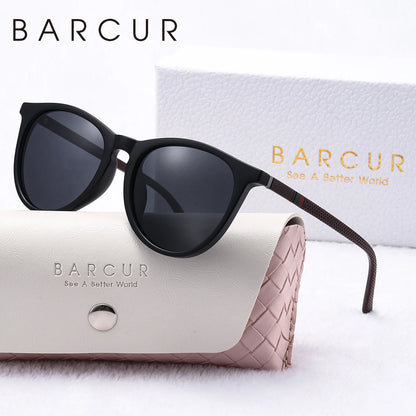 Gafas de Sol Redondas Polarizadas – PC Ligero, Mujer