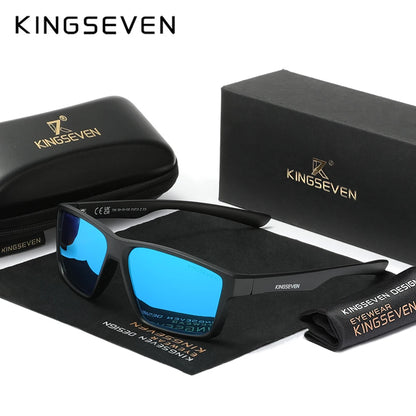 Gafas de Sol Rectangulares TR90 Textura Carbono Polarizadas – Deportivo, Unisex