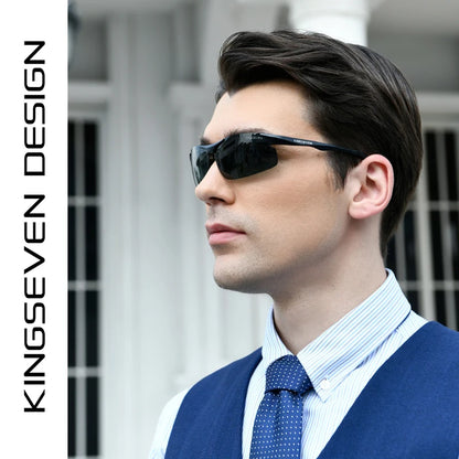 Gafas de Sol Deportivas Sin Montura Polarizadas – Aluminio, 5 Colores, Unisex