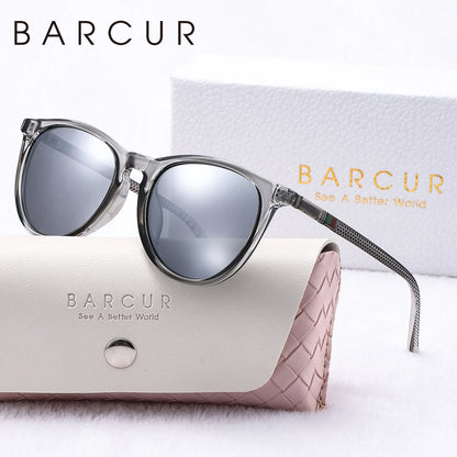 Gafas de Sol Redondas Polarizadas – PC Ligero, Mujer