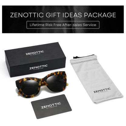 Gafas de Sol Ojo de Gato Chunky Polarizadas – Acetato Artesanal, Mujer