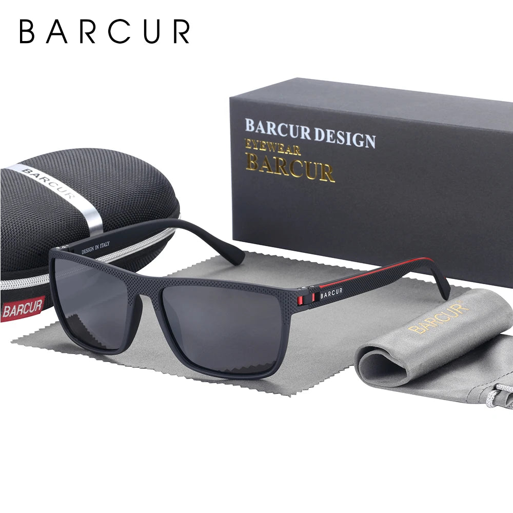 Gafas de Sol Cuadradas Polarizadas Degradé – Plástico Titanio, Unisex