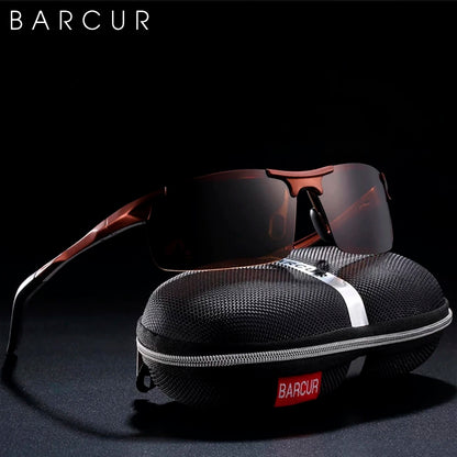 Gafas de Sol Deportivas Fotocromáticas Semi-Montura – Aluminio Magnesio, Unisex