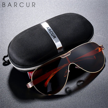 Gafas de Sol Shield Polarizadas – Lente Panorámica, 5 Colores, Hombre