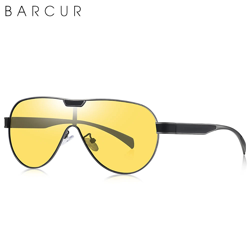 Gafas de Sol Shield Polarizadas – Lente Panorámica, 5 Colores, Hombre