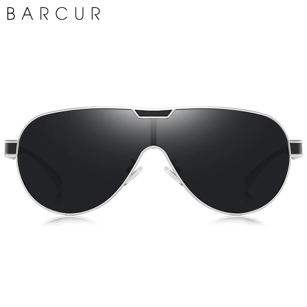Gafas de Sol Shield Polarizadas – Lente Panorámica, 5 Colores, Hombre